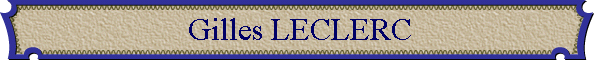Gilles LECLERC